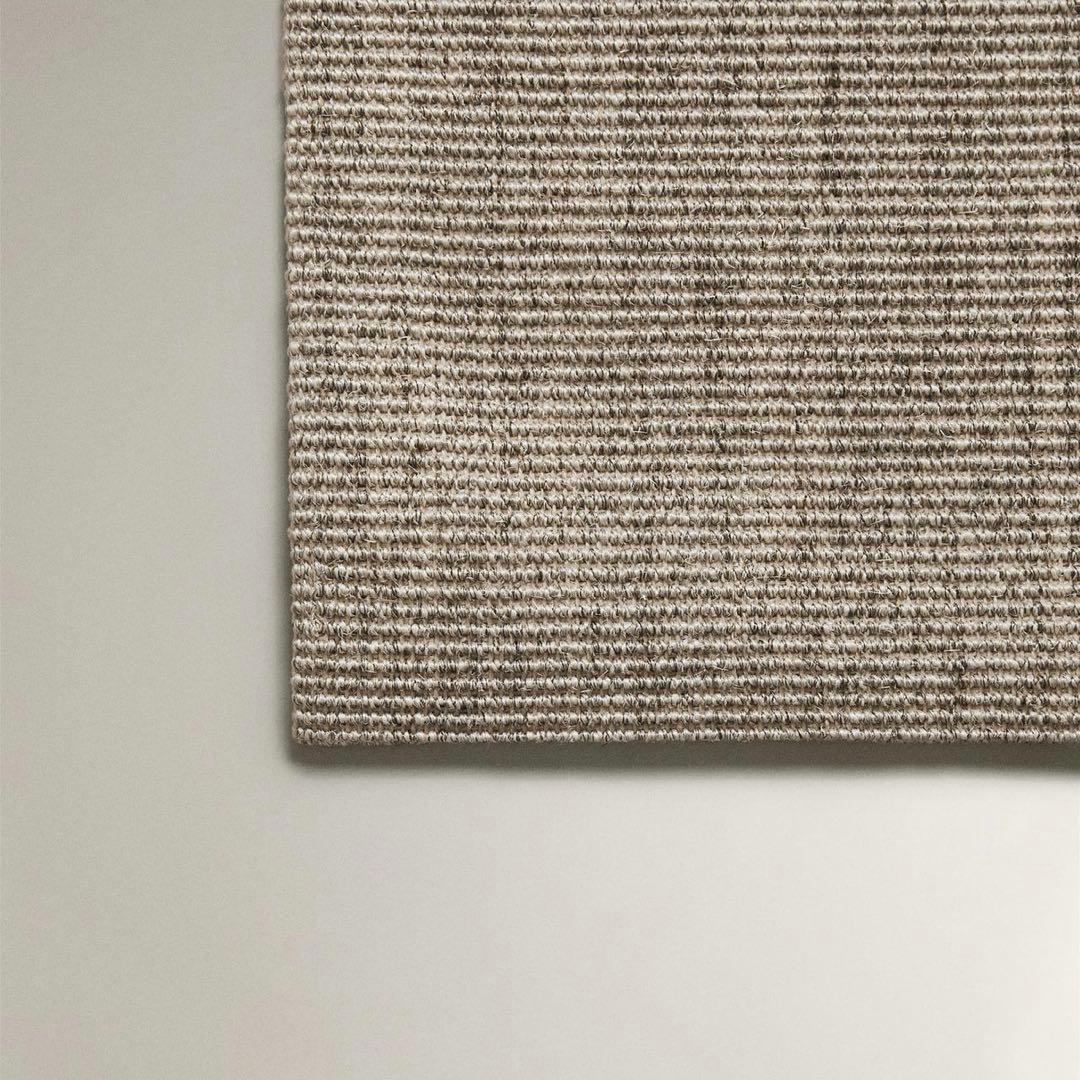 【ZARA 】サイザル編み ラグ