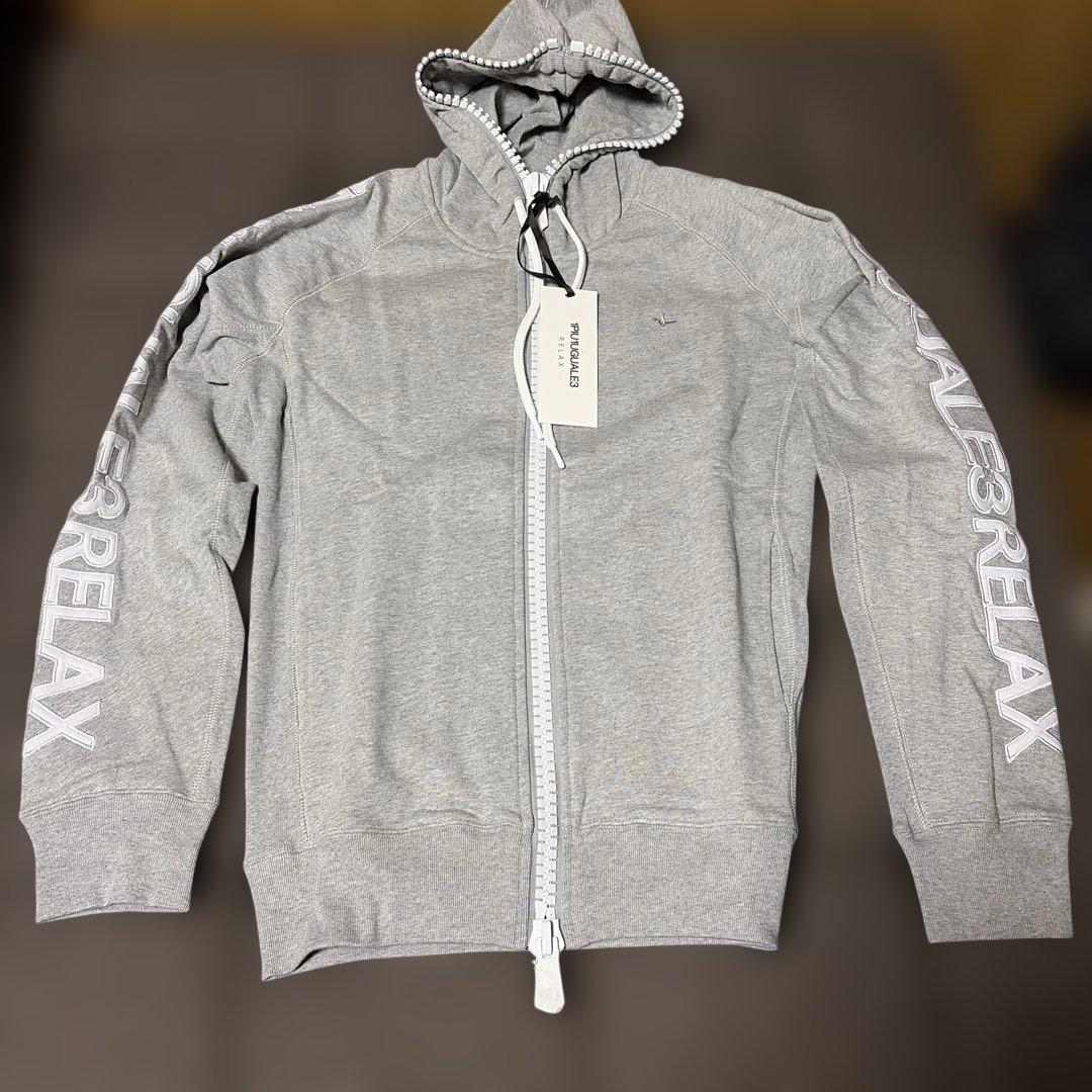 1PIU1UGUAALE3 RELAX スエットパーカーサイズXL カラーグレイ