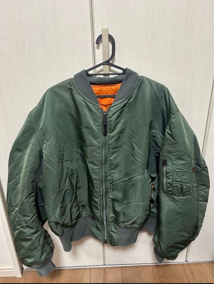 古着 ALPHA MA-1 madeinusa ミリタリー リバーシブル