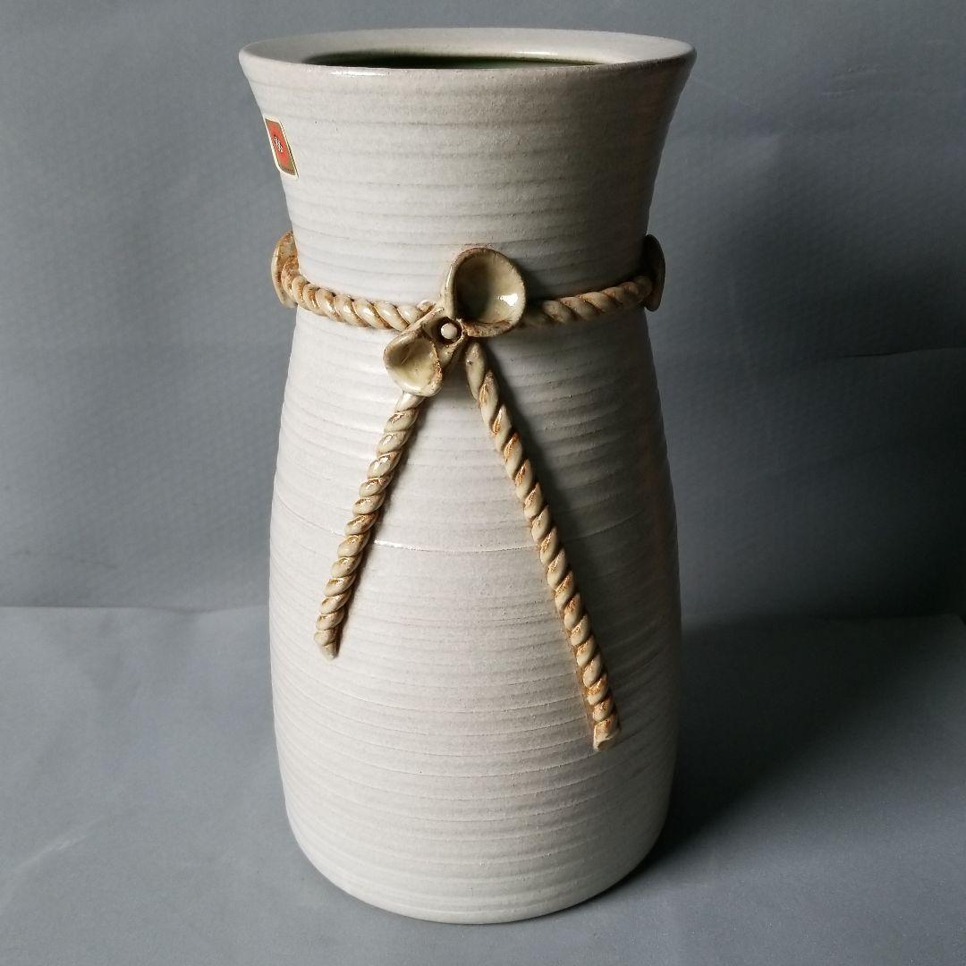 お値下げしました⤵信楽焼　傘立て  巾着方 高さ４７cm