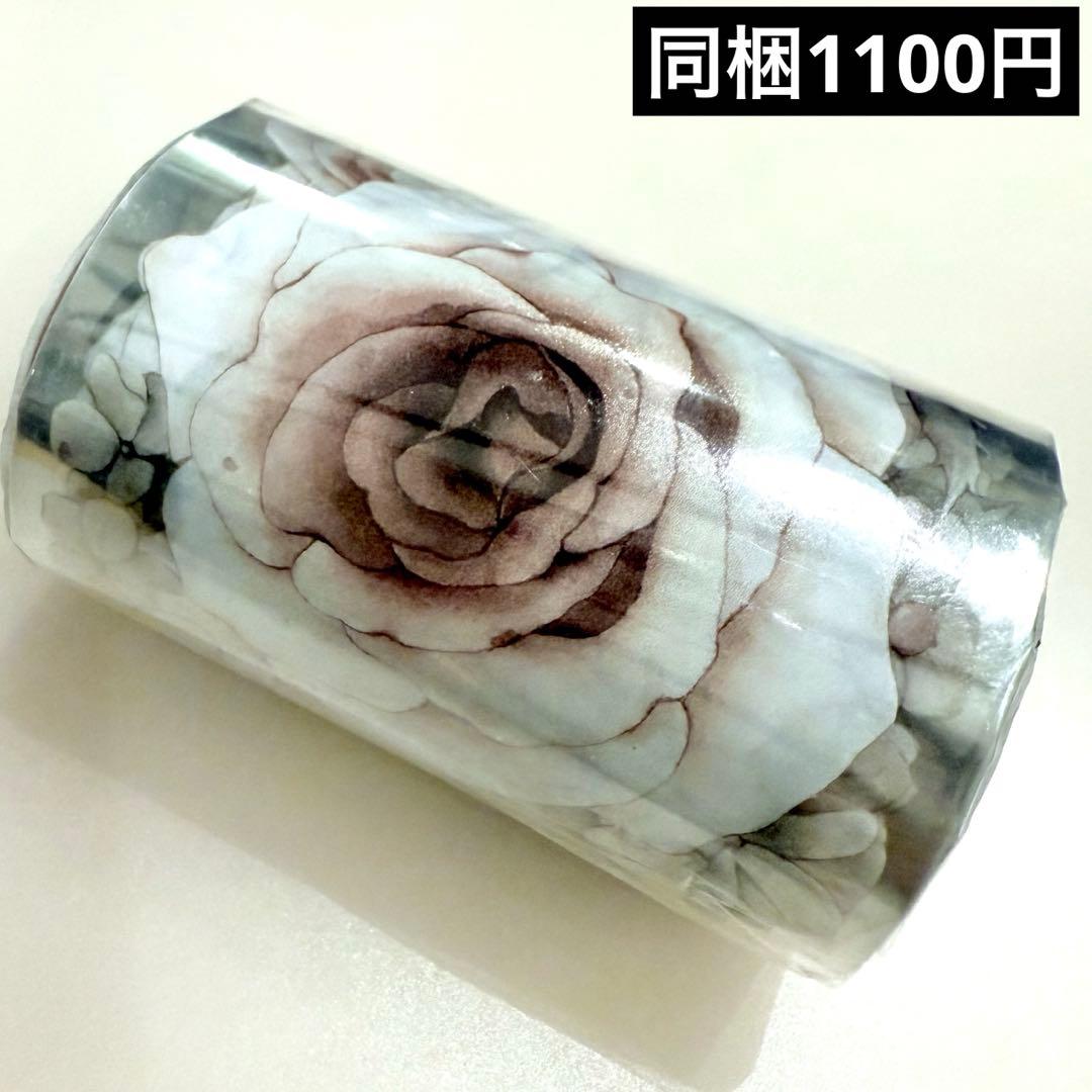新品　薔薇故事シリーズ　PETマスキングテープ　マステ　5m