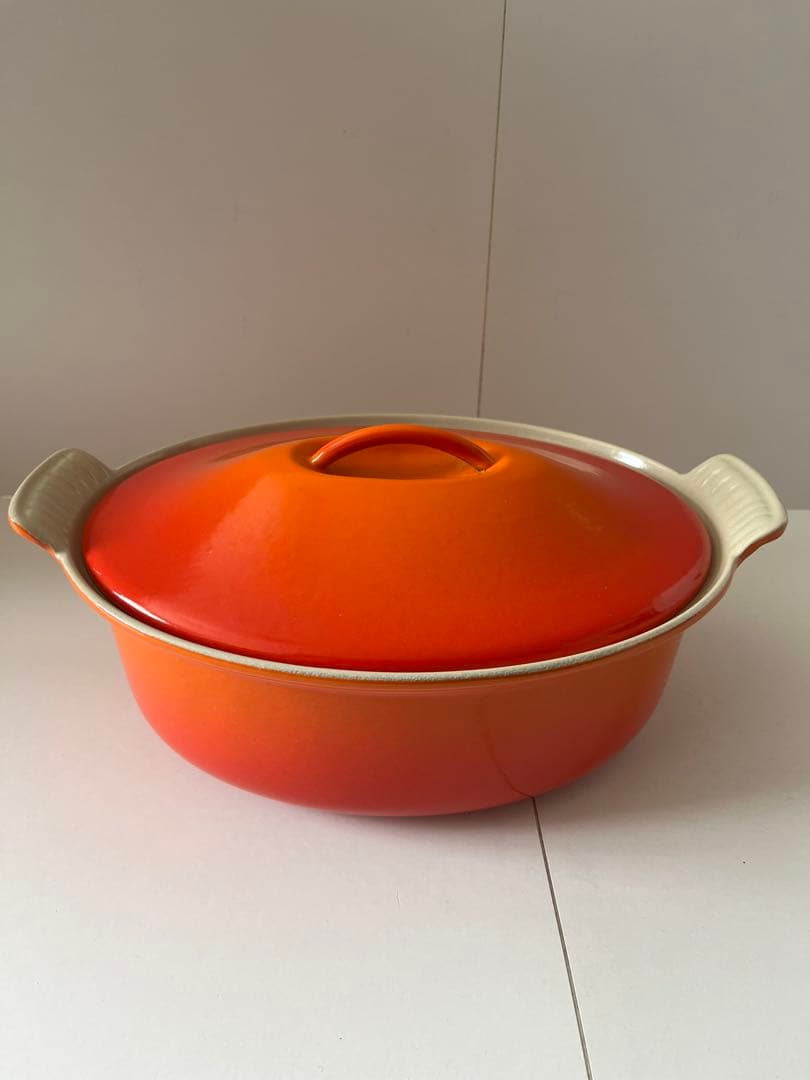 ルクルーゼ　テリーヌ　オーバル　オレンジ　26cm
