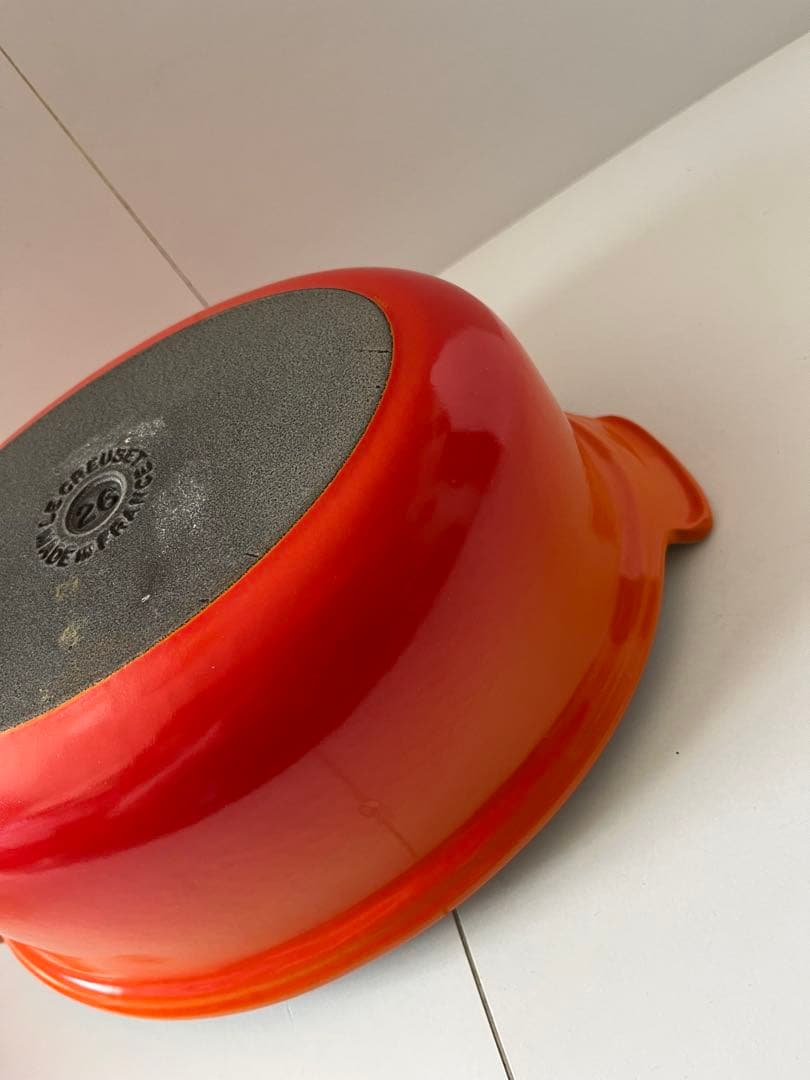 ルクルーゼ　テリーヌ　オーバル　オレンジ　26cm