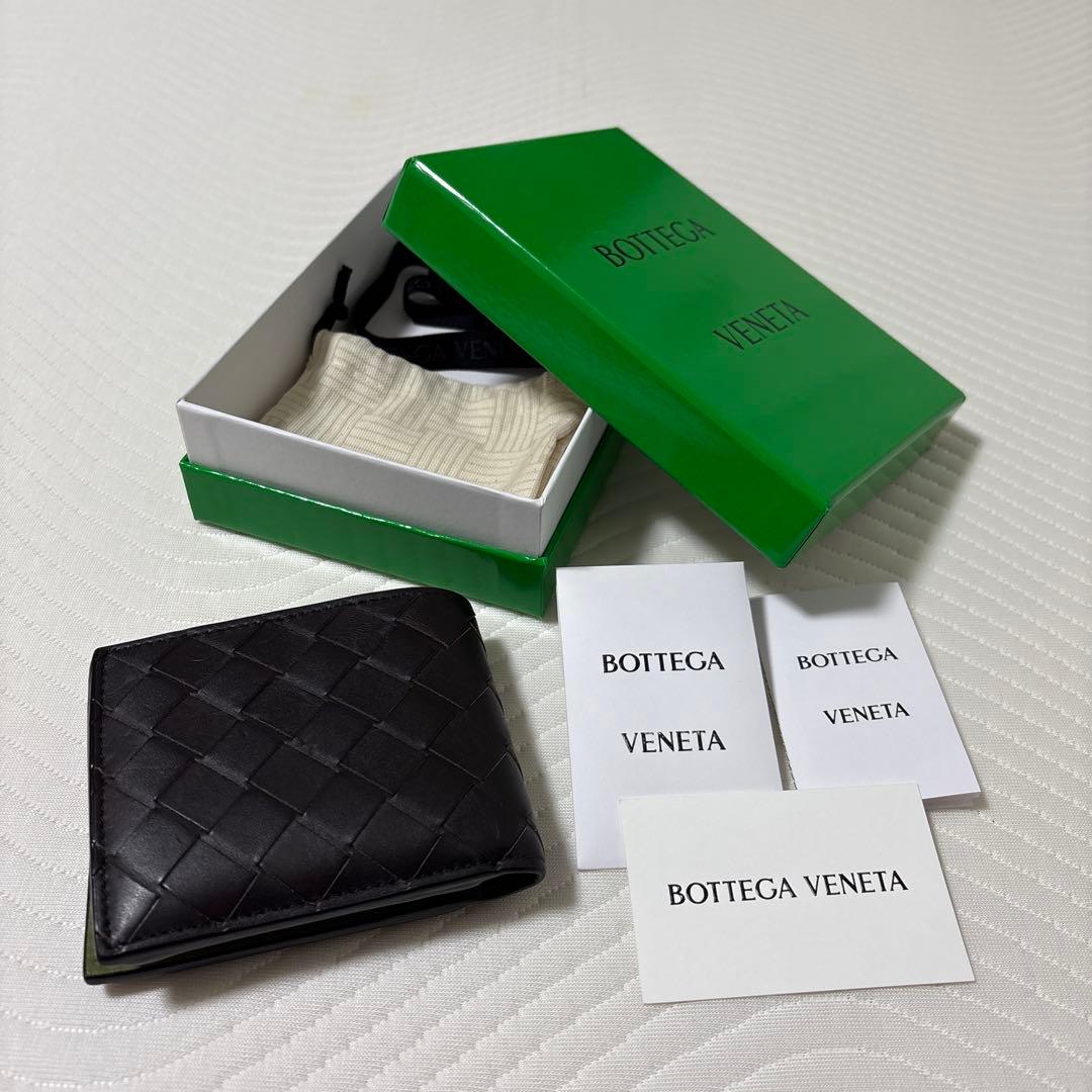 1/4まで)Bottega Veneta イントレチャート パース付き二つ折り
