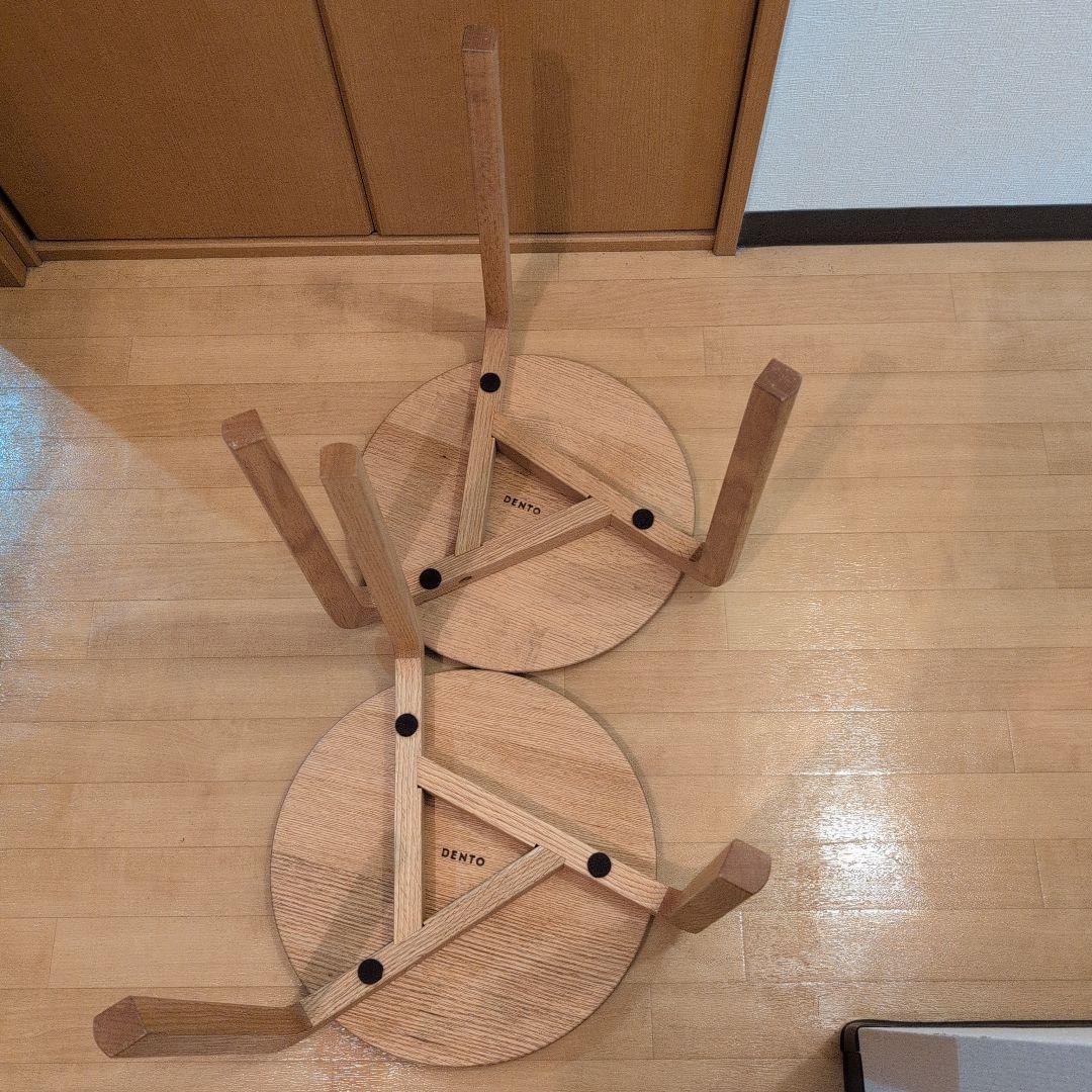 DENTO　LISCIO　スツール　3本脚