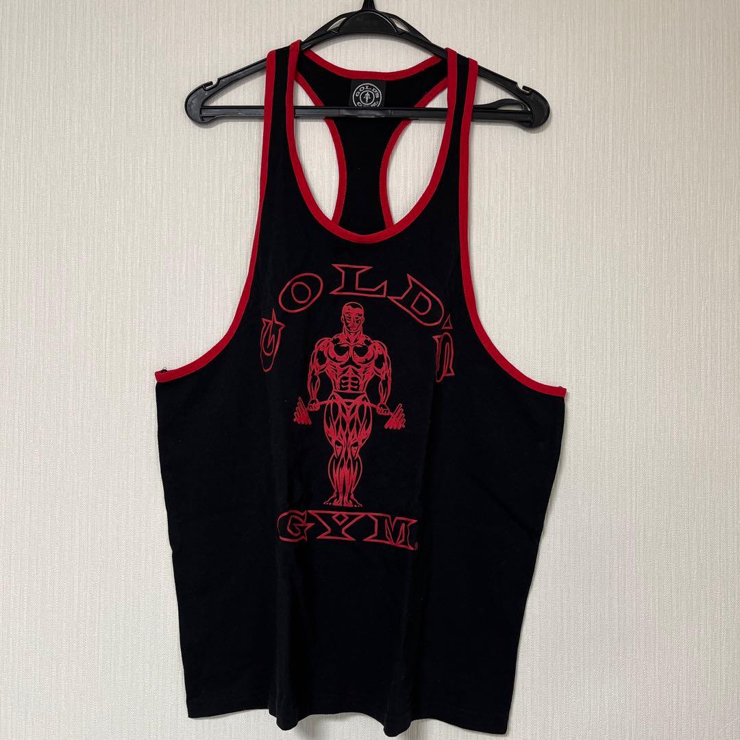 GOLD'S GYM タンクトップ 黒と赤