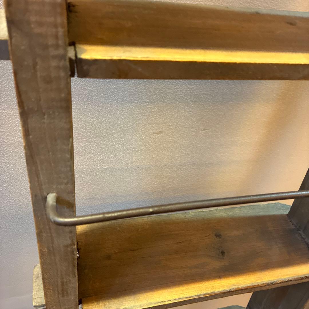 ラダーシェルフ　ハシゴ　棚　古材アンティーク