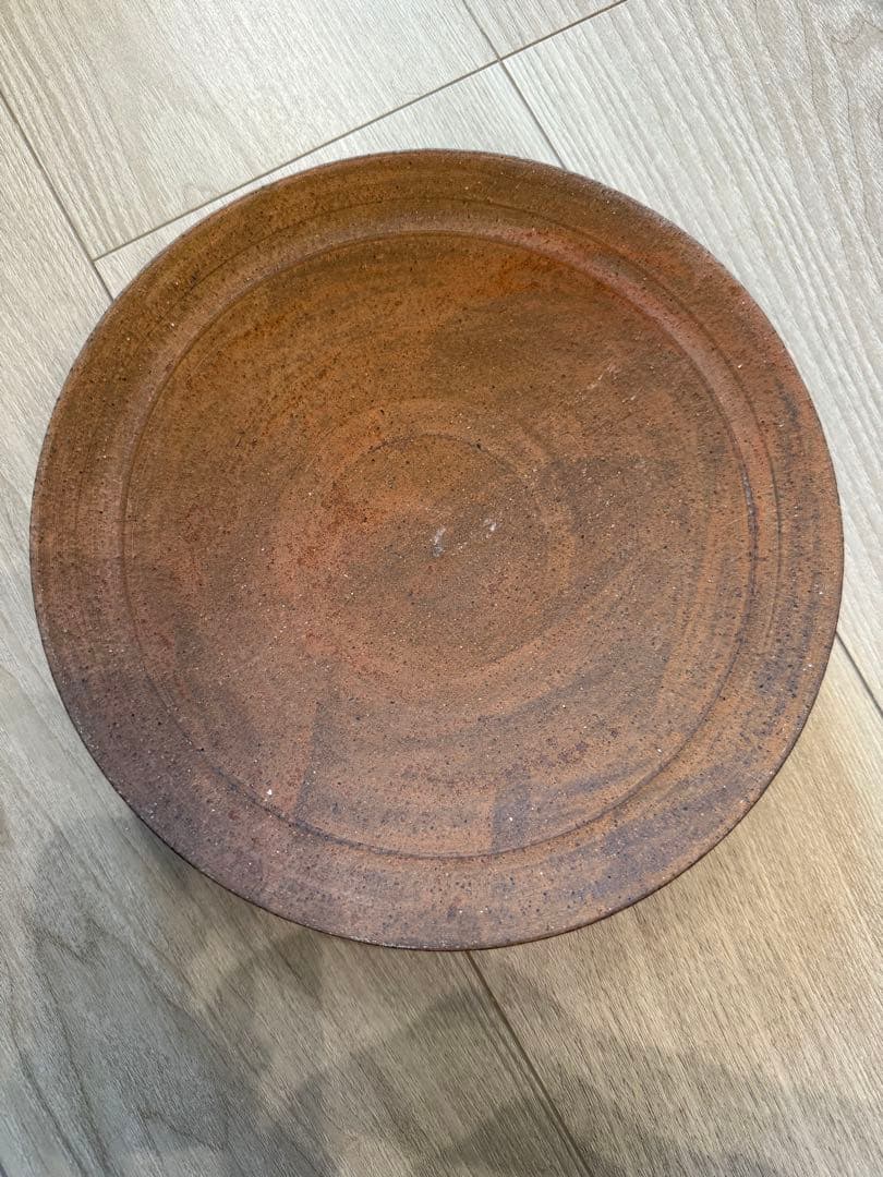 二階堂明弘　やきしめ皿　22.5cm
