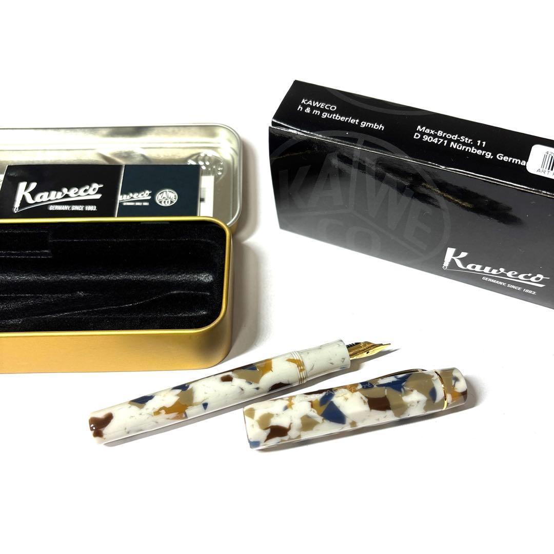 カヴェコ kaweco 万年筆 細字 アートスポーツ テラゾ