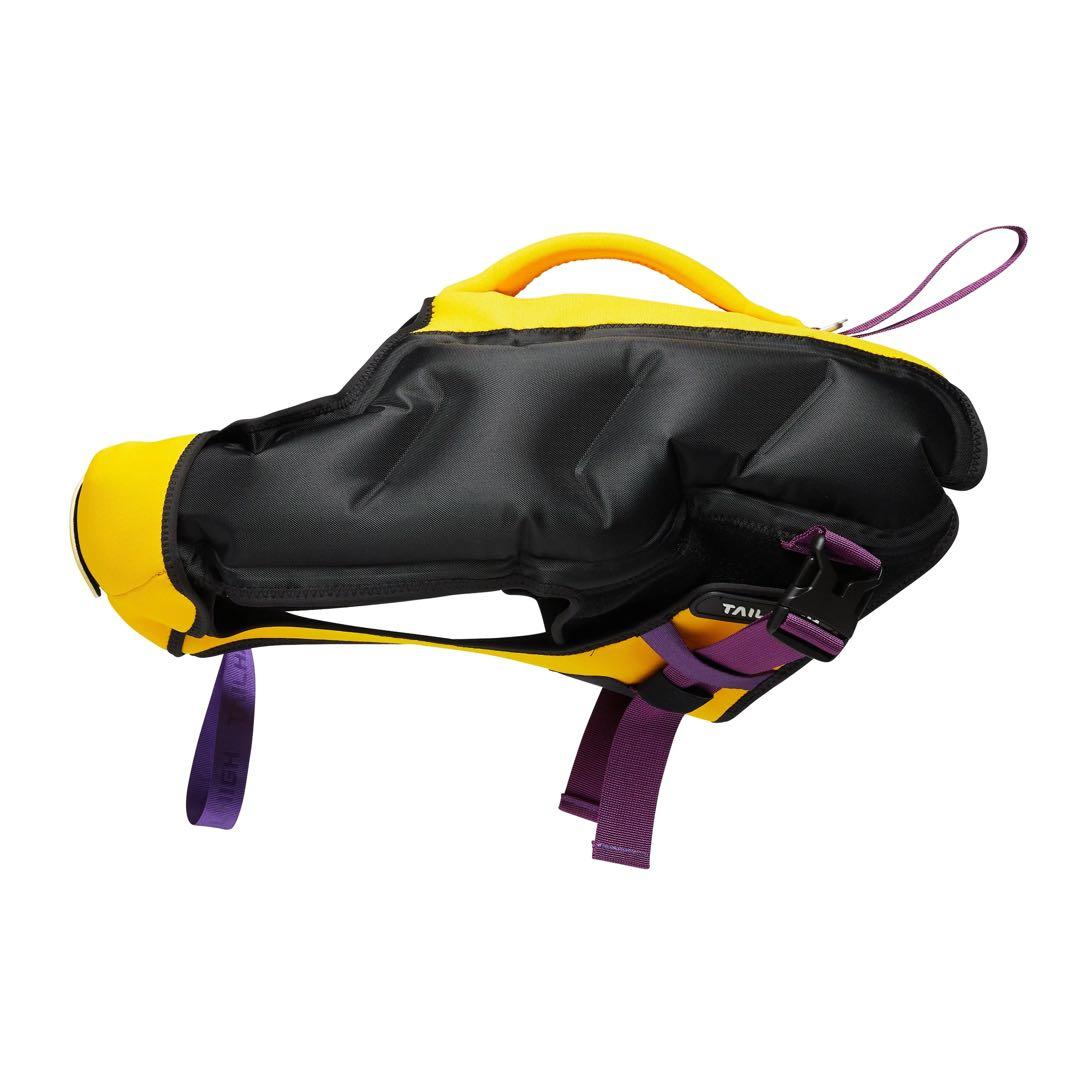 犬 テールハイ ライフジャケット イエロー Sサイズ