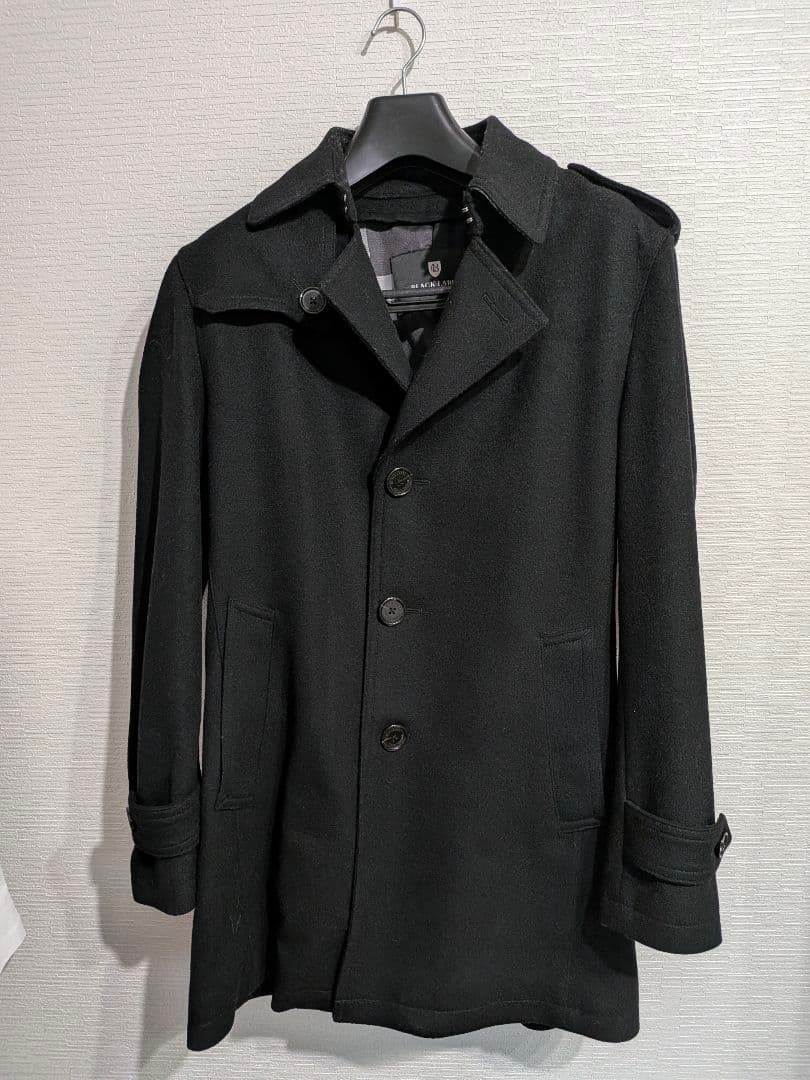 極美品　BLACK LABEL CRESTBRIDGE 黒 トレンチコート M