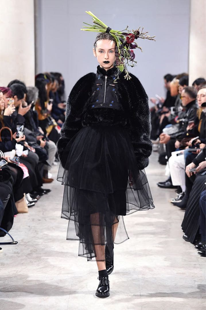 noir kei ninomiya ファー　ライダース　ジャケット　刺繍