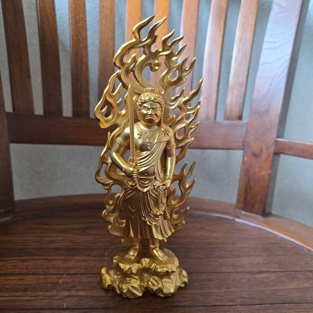 仏像 不動明王 牧田秀雲作