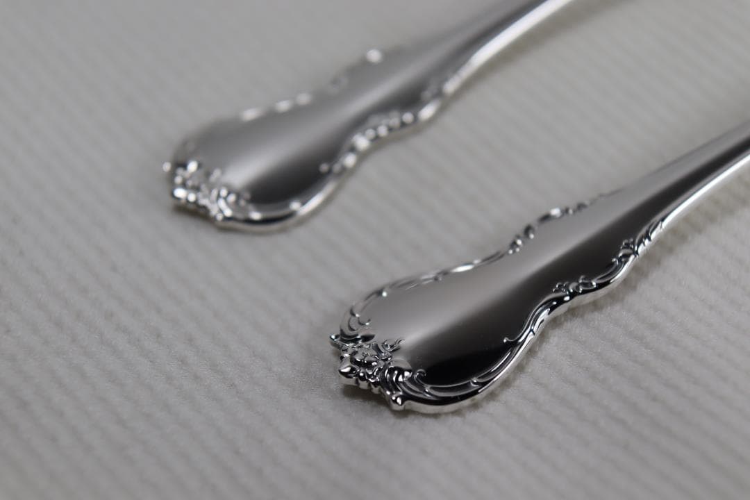 アメリカ■TOWLE社■スターリング製ティースプーン2本セット■とてもきれい¨