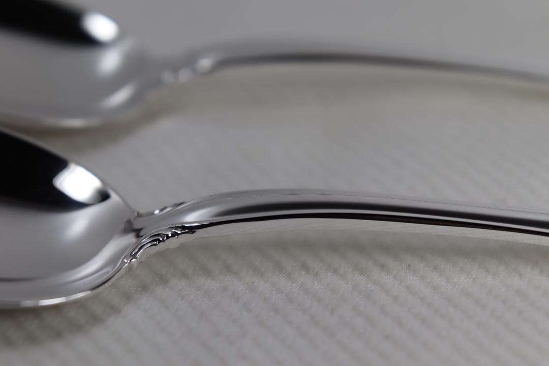 アメリカ■TOWLE社■スターリング製ティースプーン2本セット■とてもきれい¨