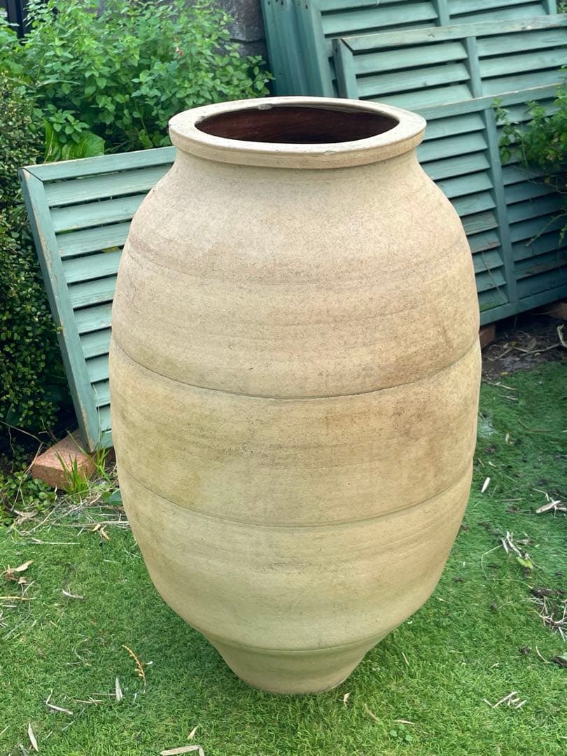 ひろ 引き取り限定　大壺　テラコッタ調　特大