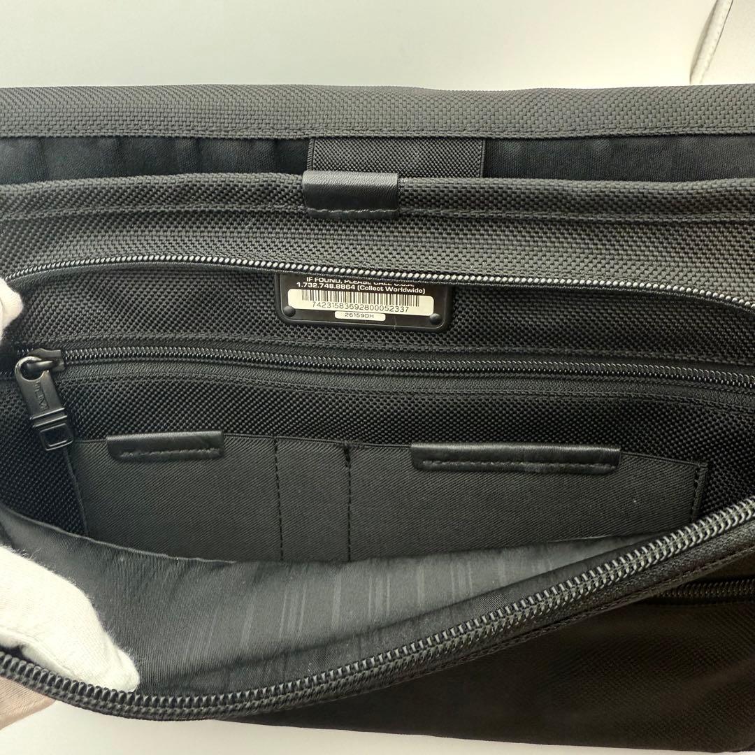 【美品】トゥミ／TUMI ショルダーバッグ メッセンジャーバック　ブラック