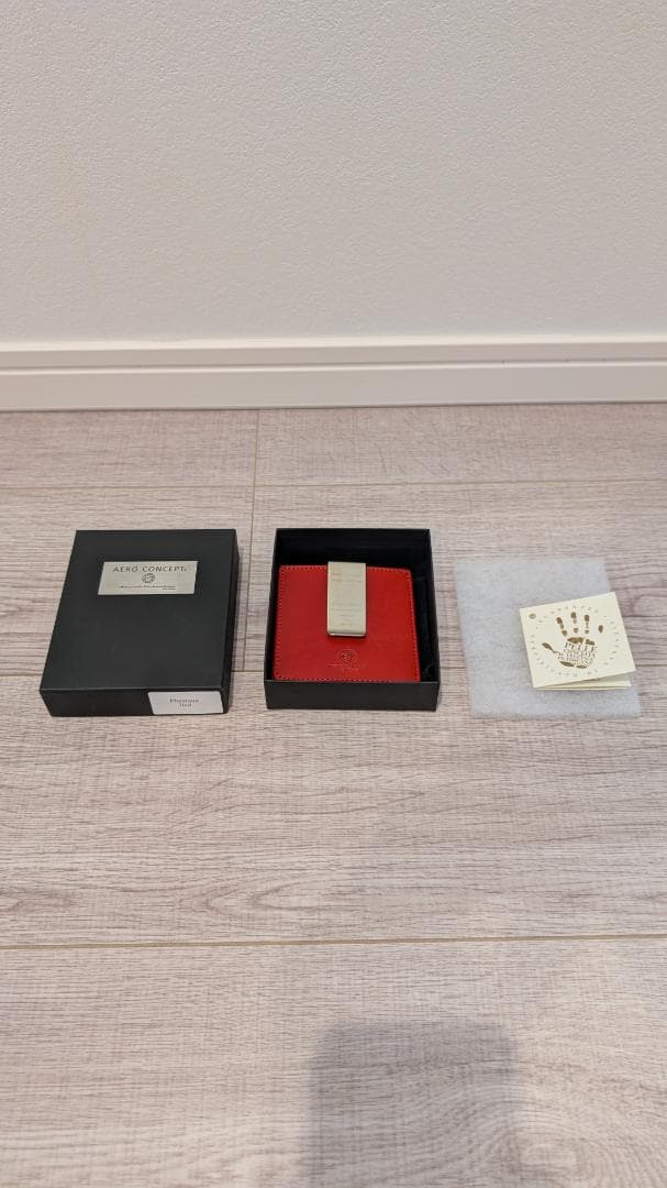 【新品】エアロコンセプト Physique フィジーク マネークリップ 本革