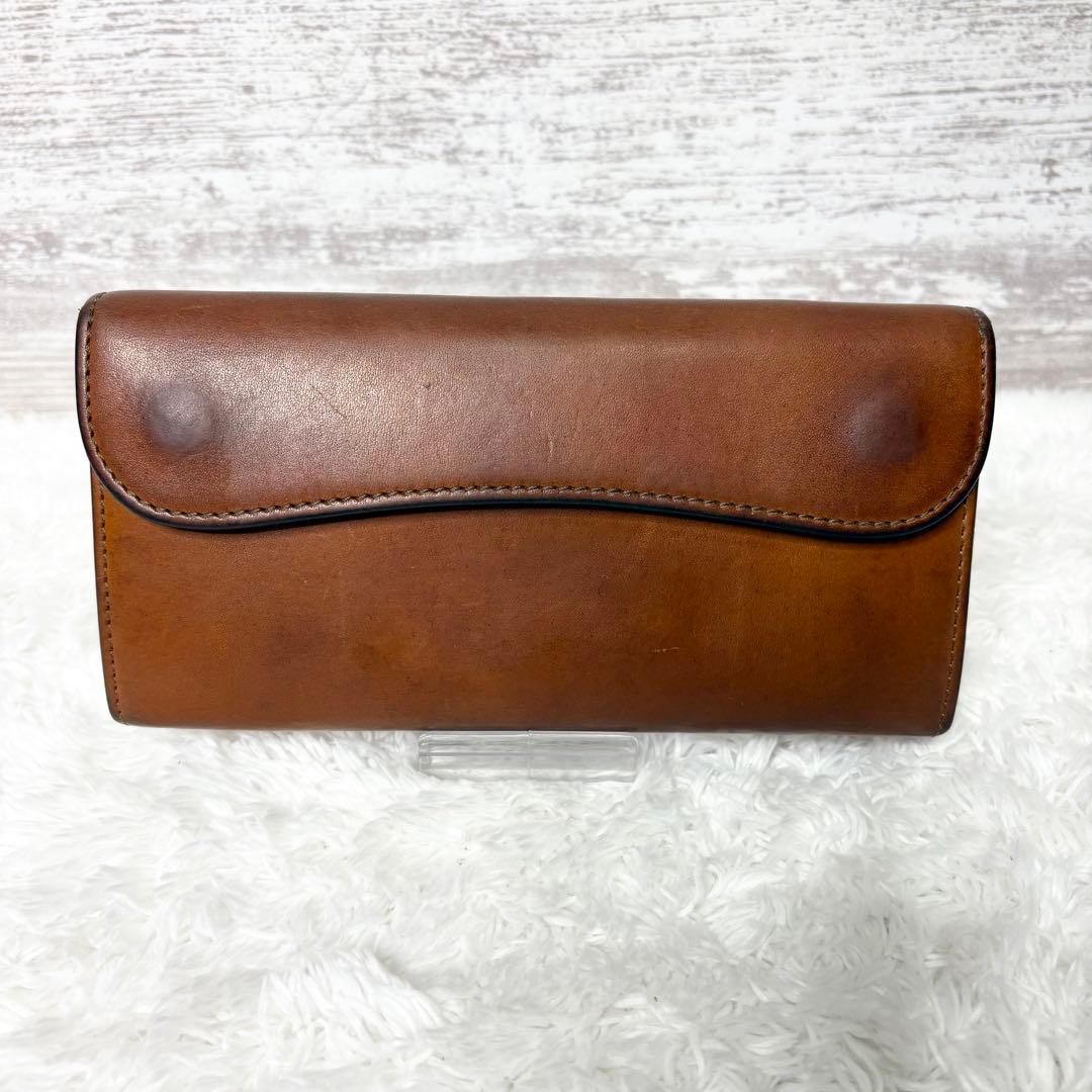 美品✨ワイルドスワンズWAVE ウェイブ フルグレインブライドル　財布