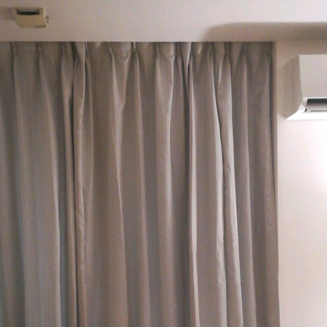 オーダー遮光カーテン ライトグレー