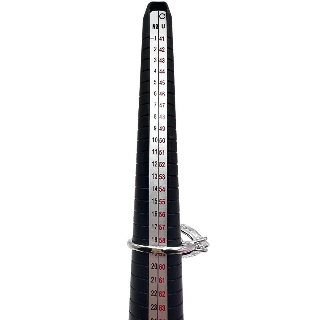 超美品✨スワロフスキー　クリスタル　ラージストーン　リング　指輪