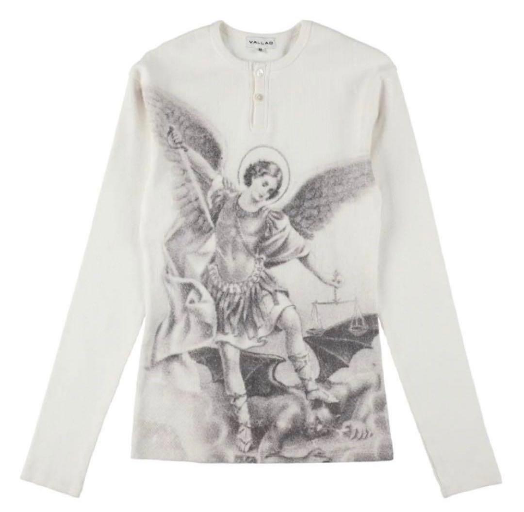 VALLAD Lサイズ 白　サーマル　io kohjiya 着用