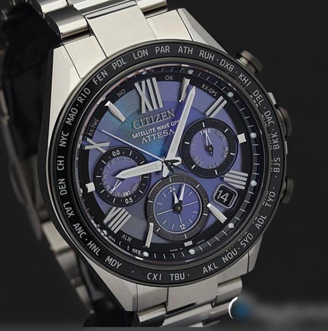 【未使用品】シチズン アテッサ CC4075-50L GPS電波ソーラー　最安