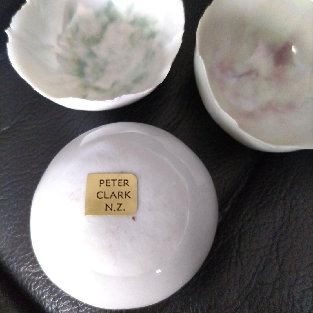 PETER CLARK 花びら形 小物入れ ボウル 3個セット