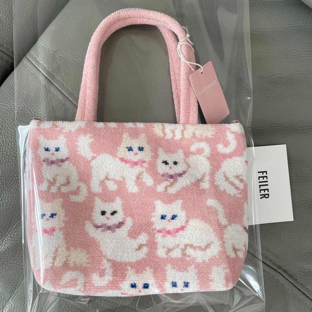フェイラー　モフモフネコチャンバッグ　新品タグ付き