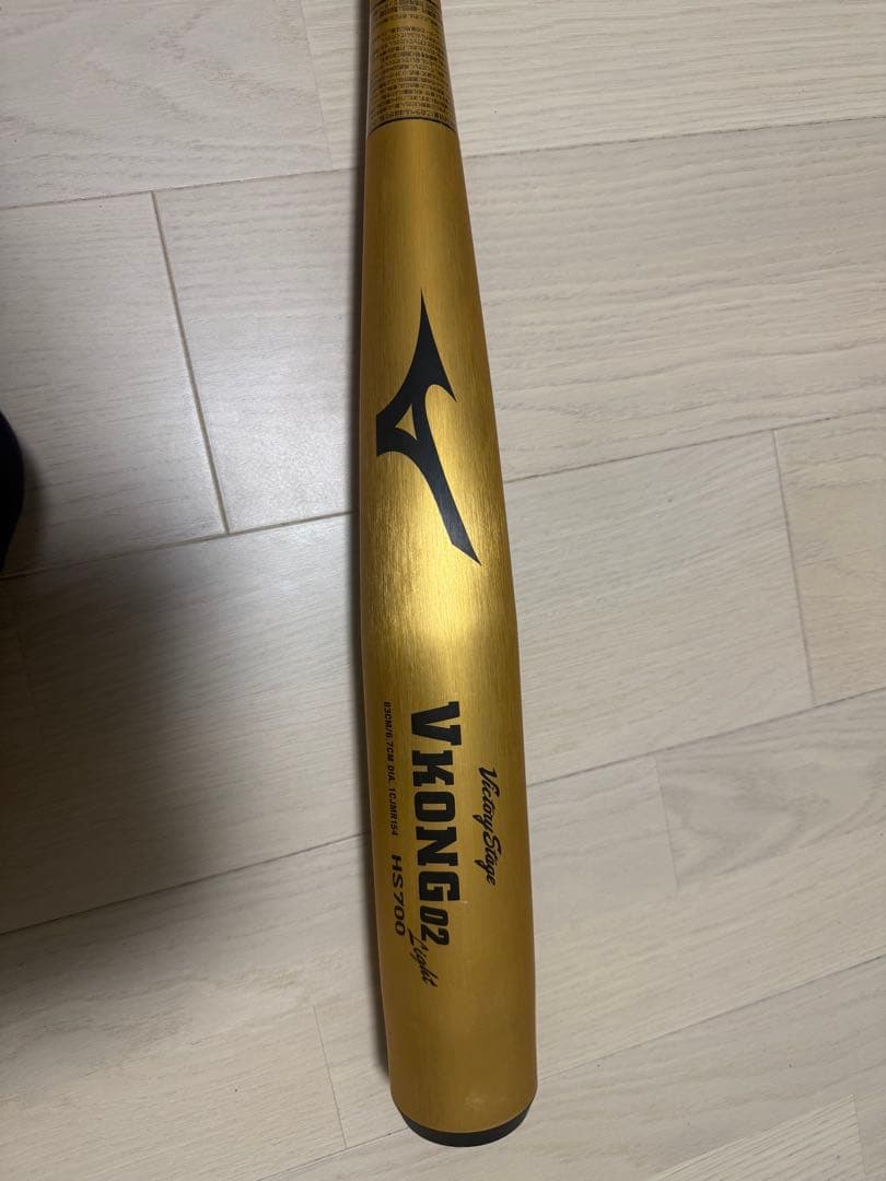 Mizuno VKONG02 ゴールドバット ISBB規格