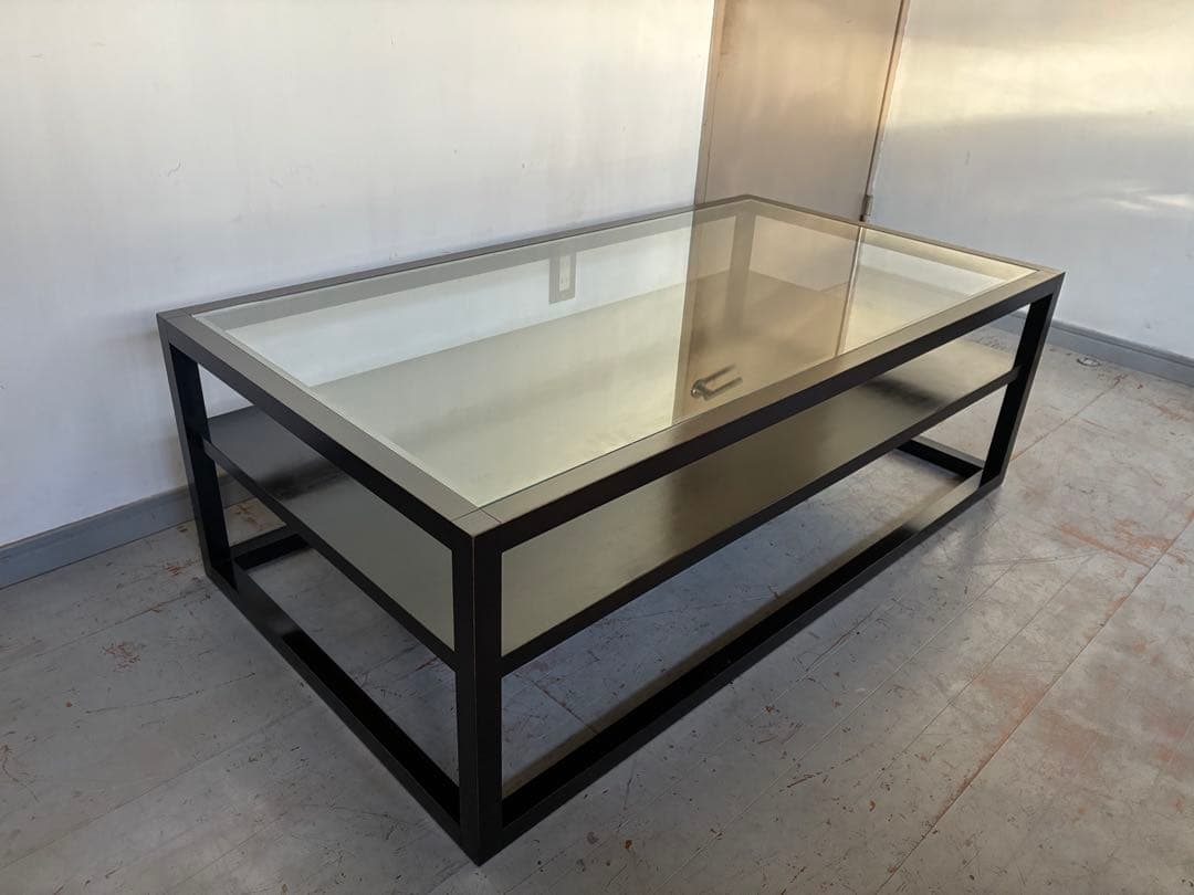 TIME & STYLE タイムアンドスタイル LLOYD ガラステーブル