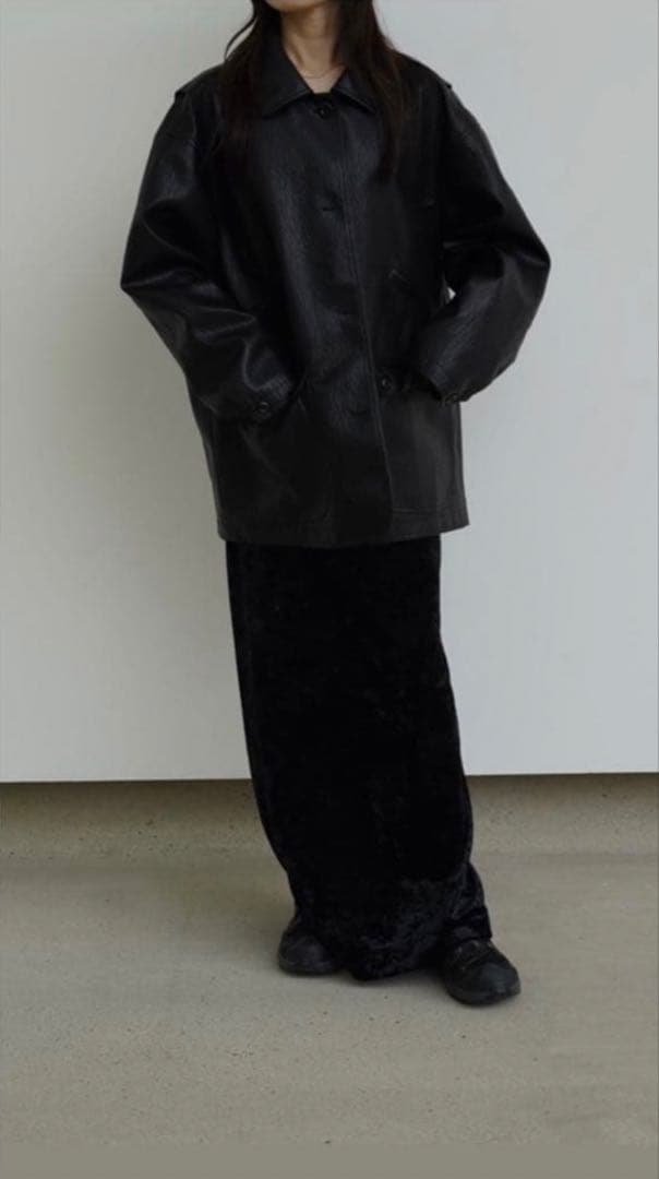 chaisy style Eco leather jacket タグ付き