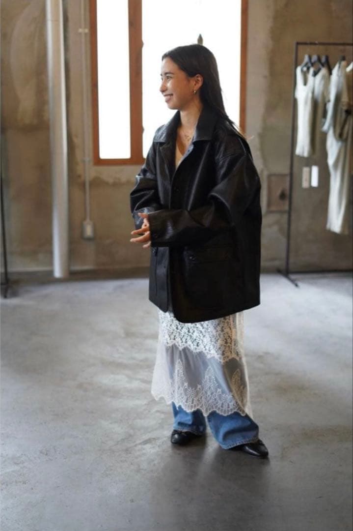 chaisy style Eco leather jacket タグ付き