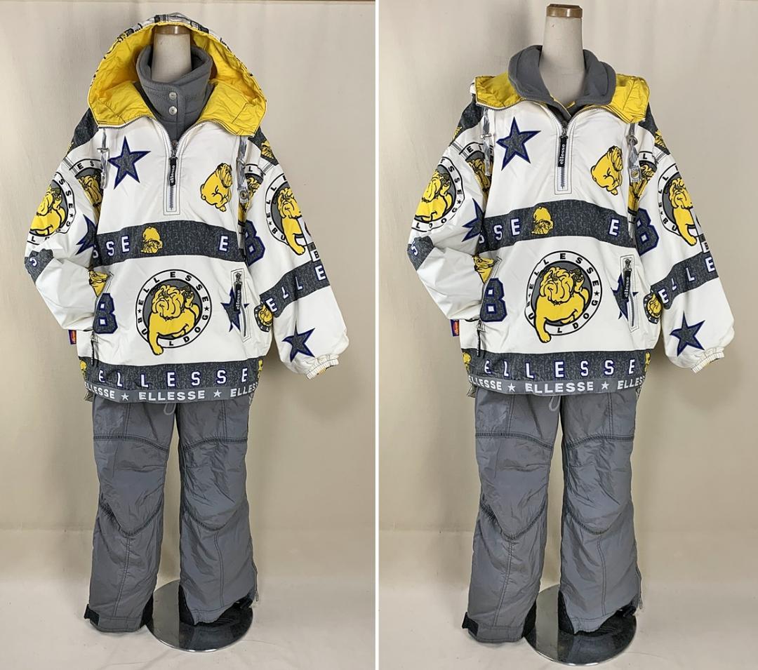 ELLESSE ITALY スノーボード&スキーウェア上下セットMサイズ 美品