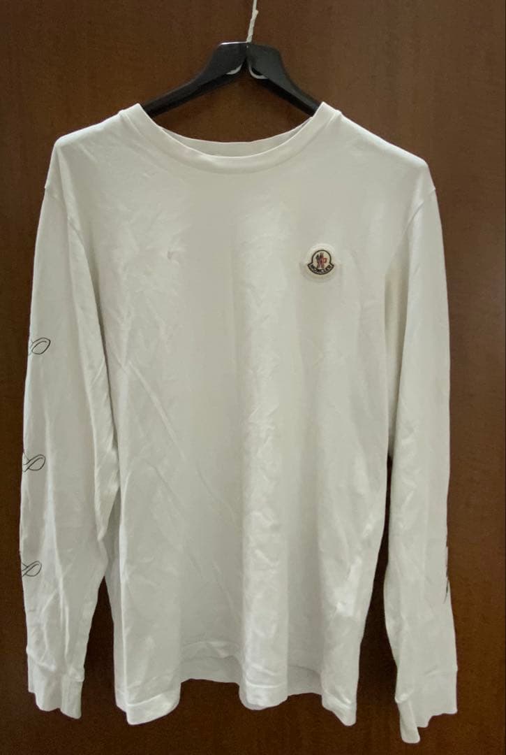 s*y様 モンクレール ホワイト 長袖シャツ　S