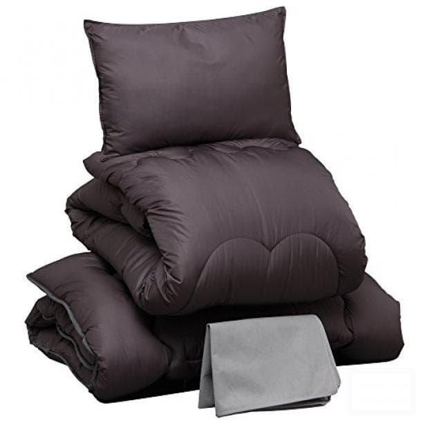 布団セット 4点セット 洗える きめ細やかなピーチスキン加工 軽量