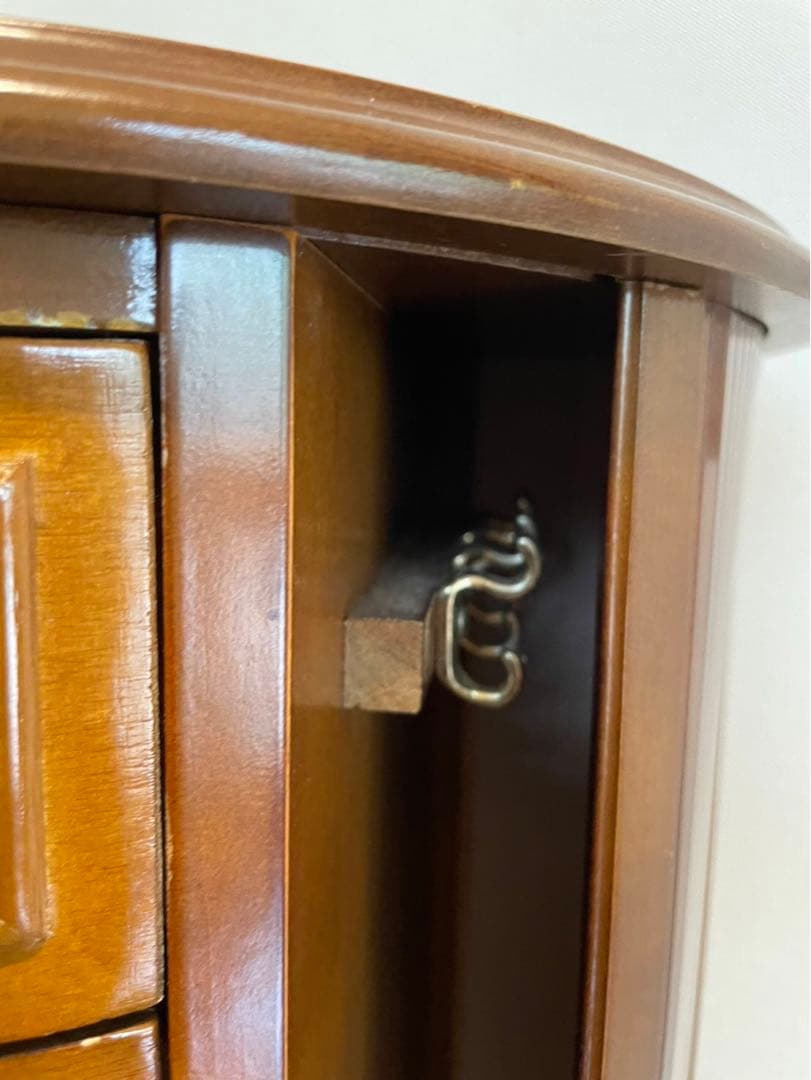 アンティーク 猫脚 ジュエリーチェスト4段　飾り棚