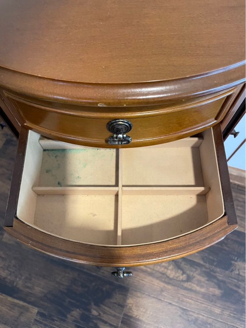 アンティーク 猫脚 ジュエリーチェスト4段　飾り棚