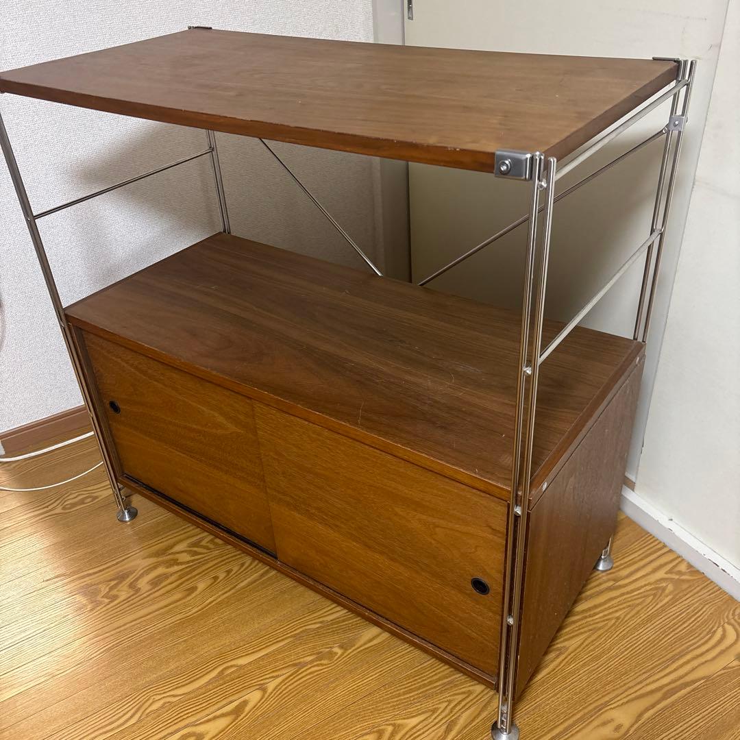 L*i様 無印良品 ステンレスユニットシェルフ ウォールナット棚 組立完成品