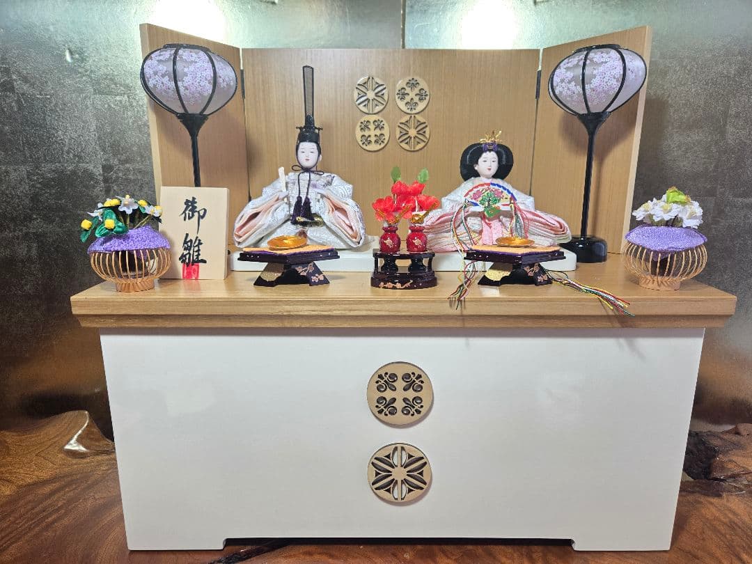 【一点限り】雛人形 収納飾り　SH53