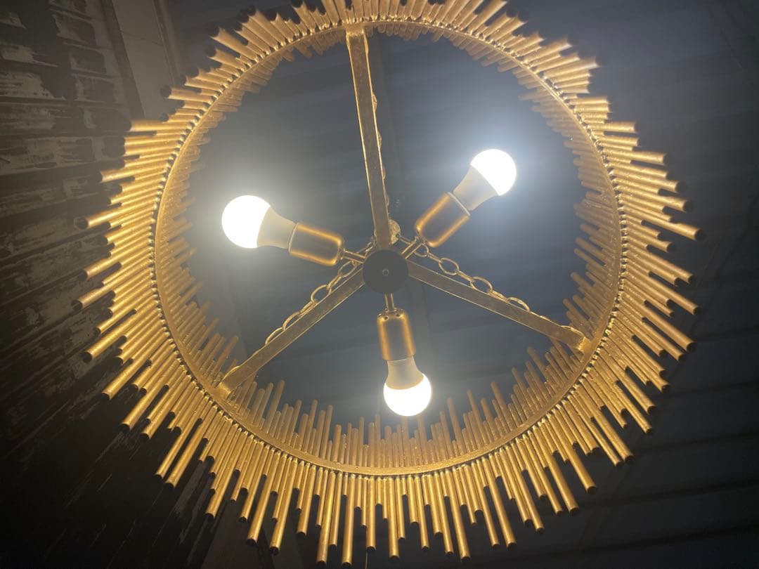 シーリングライト・天井照明 Prescott Pendant Gold Leaf