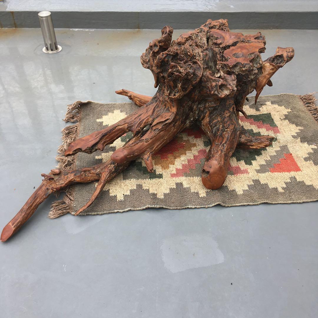 木 大型 花台 レトロ