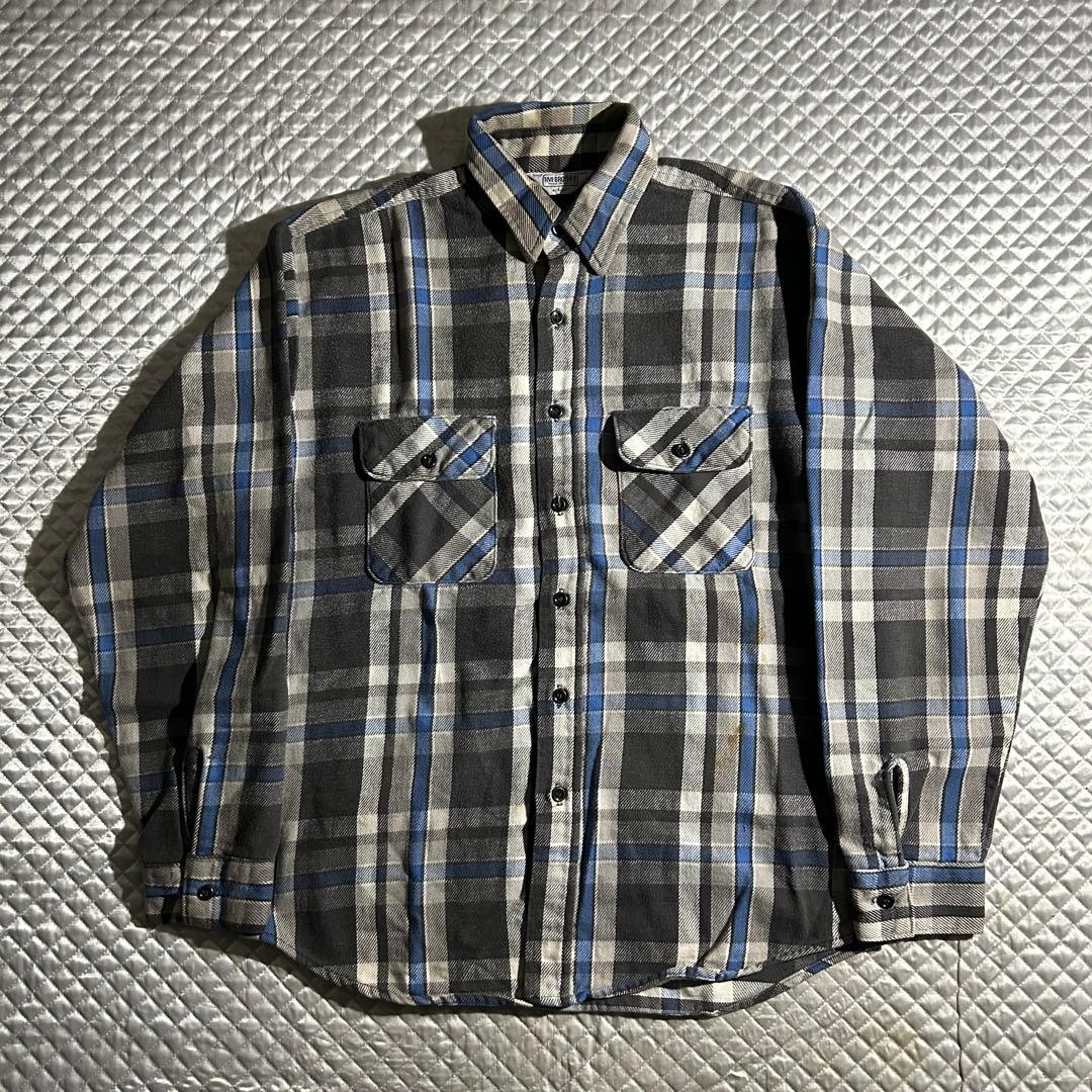 ※*※様 70s~80s USA製 FIVEBROTHER チェックヘビネルシャ
