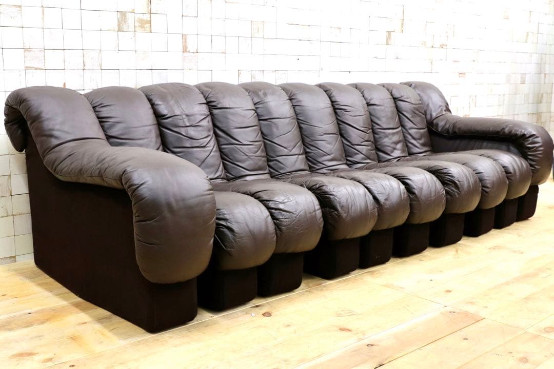 GMHK550○mobilia / モビリア スネークソファ 10連 名作 石