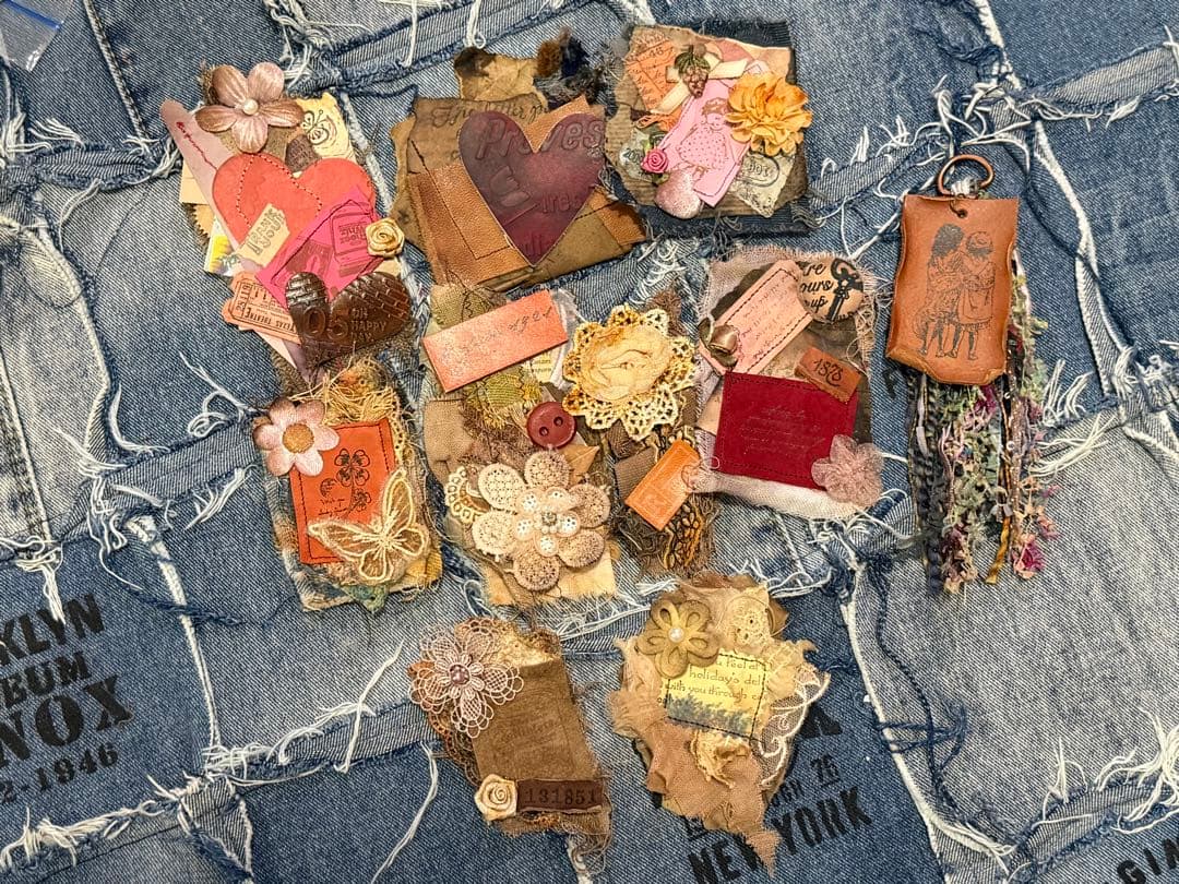 ほしぞらさま·͜·ᰔᩚラッピング・コラージュ素材/ヴィンテージ風/雑記帳/紙もの