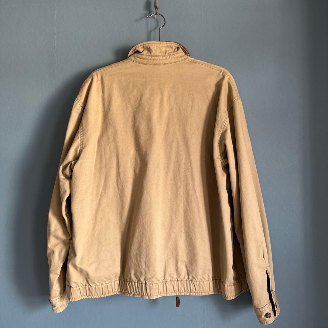 メンズ　ポロラルフローレン　 ベージュ色、ジップアップジャケット