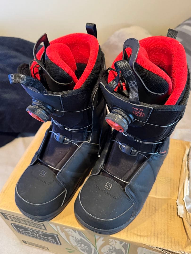 Salomon Mantis スノーボードブーツ ブラック/レッド