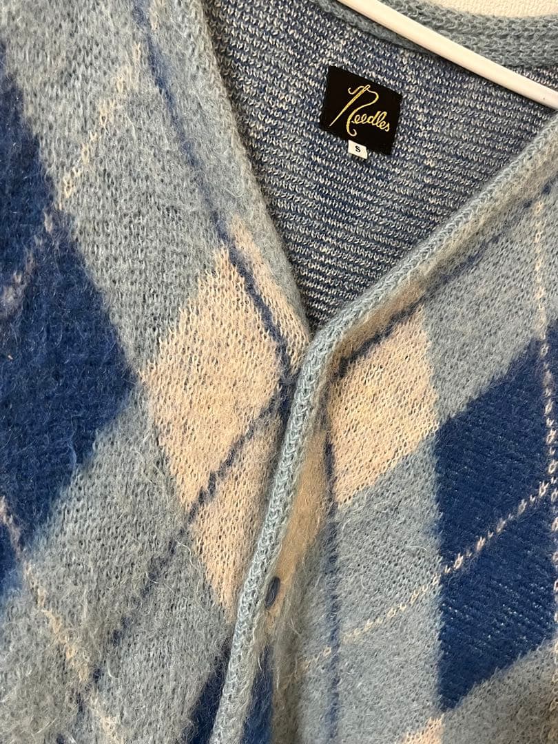 needles Nepenthes アーガイル柄 カーディガン S