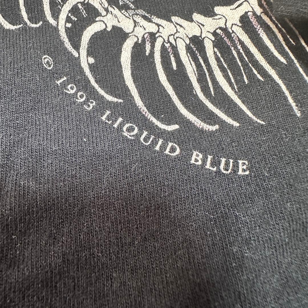 LIQUID BLUE スカル 蛇 長袖カットソー メデューサ リキッドブルー
