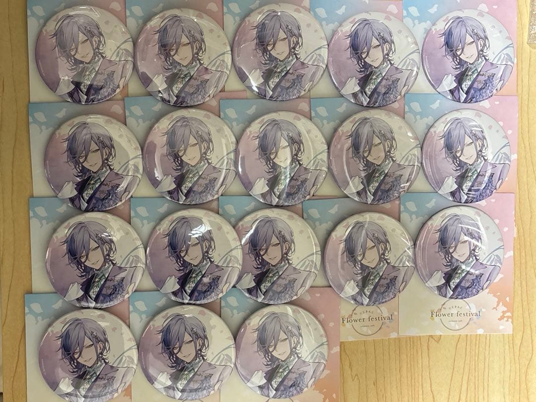 ピ*品様 にじさんじ　アニメイトカフェ　榊ネス 缶バッジ 18個